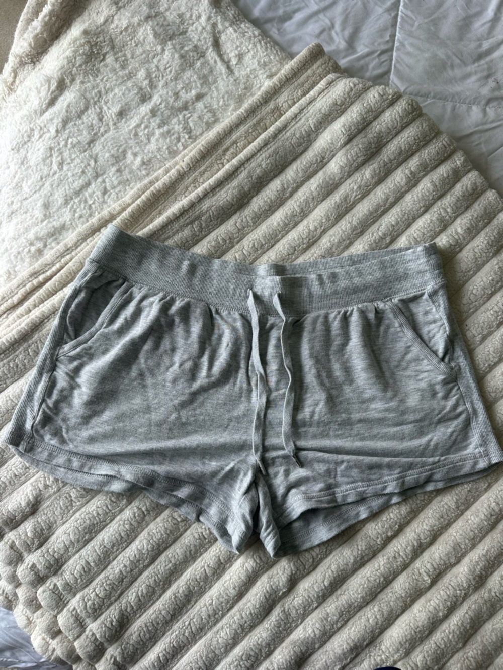 Light Heather Gray Lounge Shorts